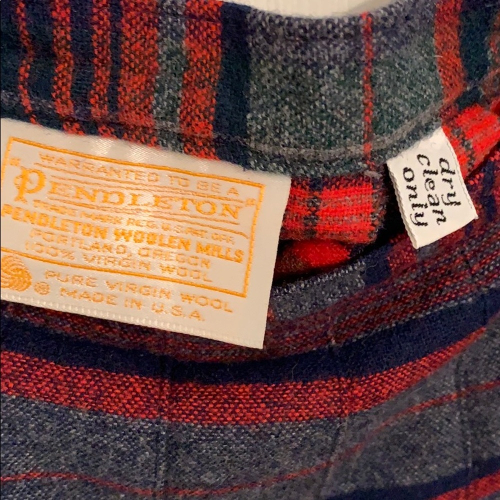 Pendleton Wool Pleated Skirt - image 3